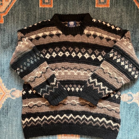 Vintage Pole to Pole Imports New Zealand Wool Sweater Mens 2XL - Picture 5 of 5